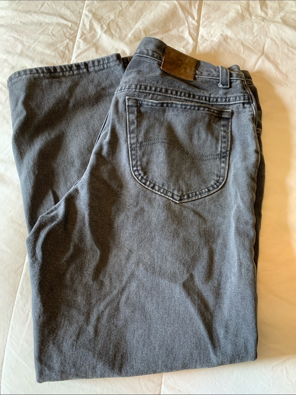 Lee Vintage Men's Jeans in Charcoal Gray 34x28